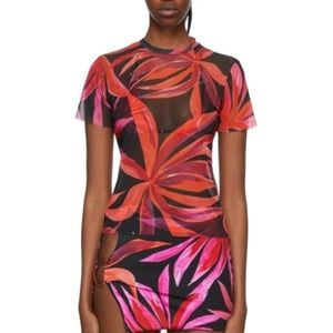 BRAND NEW LOUISA BALLOU MESH T-SHIRT